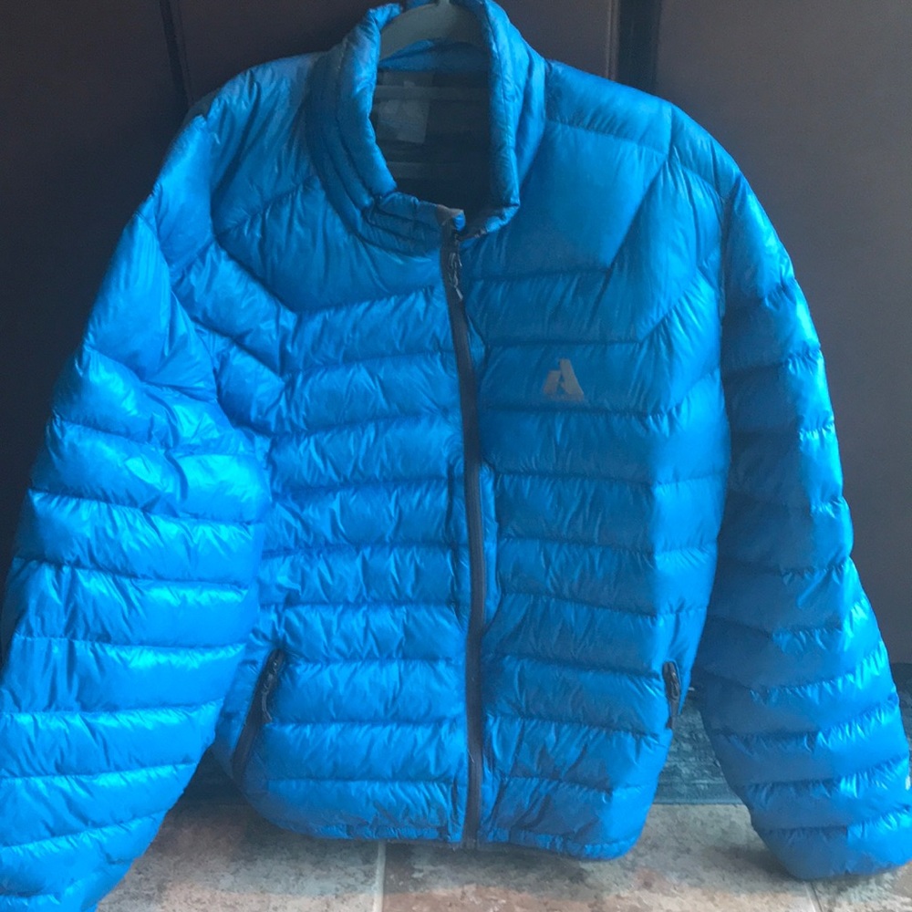 Men’s Eddie Bauer XL Blue Down Jacket Coat